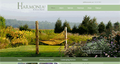 Desktop Screenshot of harmoniainc.com